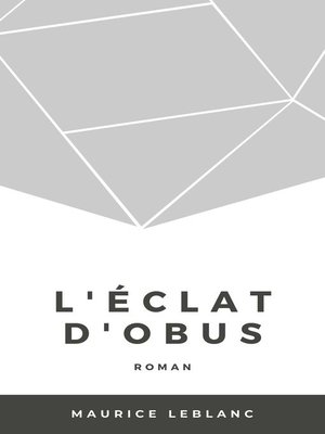 cover image of L'Éclat d'obus